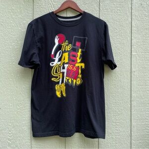 Nike Air Jordan Shirts Mens L Black Red Graphic The Last Shot Cartoon Y2K Michae